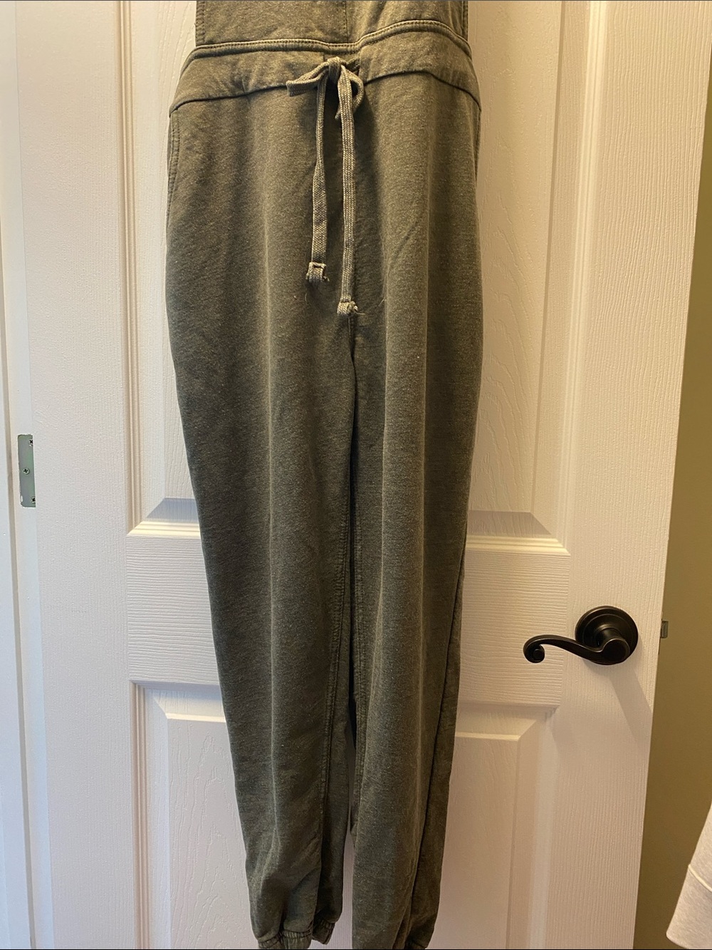 Wallflower Olive Green Knit overalls - Picture 2 of 4